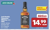 Tennessee Whiskey Angebote von Jack Daniels bei combi Paderborn für 14,99 €