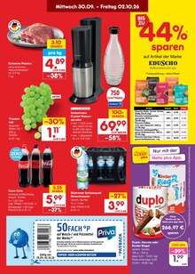 Coca Cola im Netto Marken-Discount Prospekt "Aktuelle Angebote" mit 70 Seiten (Rostock)