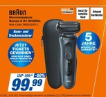 Aktuelle Rasierer Angebote bei expert in Mönchengladbach Aktuelles Herrenrasierer Series 6 61-N1000s Angebot bei expert in Mönchengladbach ab 99,99 €