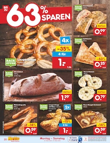 Brot im Netto Marken-Discount Prospekt "Aktuelle Angebote" mit 60 Seiten (Duisburg)