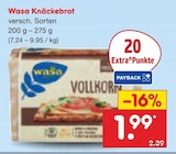 Knäckebrot im Angebot bei Netto Marken-Discount in Kiel Knäckebrot Angebote von Wasa bei Netto Marken-Discount Kiel für 1,99 €