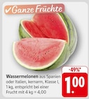 EDEKA Gärtringen - Wassermelonen Angebot im Prospekt Wassermelonen bei EDEKA im Gärtringen Prospekt für 1,00 €