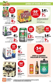 Promotion Desperados dans le prospectus Hyper U, valable du 17/06/2025 au 29/06/2025 Promo Desperados dans le catalogue Hyper U du moment à la page 21