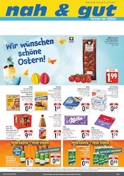nah und gut Supermarkt Prospekt der aktuellen Woche mit 4 Seiten, gültig von 30.03.2026 bis 04.04.2026, in Würzburg und Umgebung Aktueller nah und gut Supermarkt Prospekt in Würzburg und Umgebung, "Wir lieben Lebensmittel!" mit 4 Seiten, 30.03.2026 - 04.04.2026