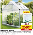 Gewächshaus „Michelle“ im Angebot bei toom Baumarkt in Emden Gewächshaus „Michelle“ Angebote bei toom Baumarkt Emden für 259,99 €