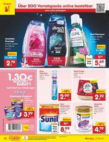 Waschmittel im aktuellen Netto Marken-Discount Prospekt (Osnabrück) Waschmittel im Netto Marken-Discount Prospekt "Aktuelle Angebote" mit 60 Seiten (Osnabrück)