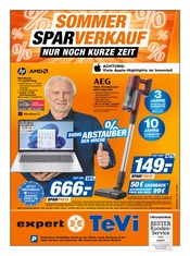 Aktueller expert TeVi Elektromärkte Prospekt in Schwabach und Umgebung, "Top Angebote" mit 16 Seiten, 22.08.2025 - 01.09.2025