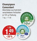 Champignon Camembert von Champignon im aktuellen V-Markt Prospekt für 1,49 €