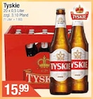 Tyskie im Getränke City Prospekt Tyskie von im aktuellen Getränke City Prospekt für 15,99 €