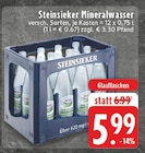 Mineralwasser Angebote von Steinsieker bei E center Wuppertal für 5,99 €
