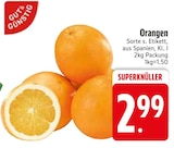 Orangen bei EDEKA im Wolnzach Prospekt für 2,99 €