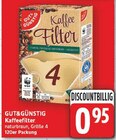 Kaffeefilter von Gut&Günstig im aktuellen E center Prospekt