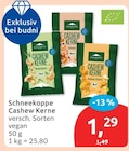 Cashew Kerne von Schneekoppe für 1,29 € bei budni im Angebot Cashew Kerne von Schneekoppe im aktuellen budni Prospekt