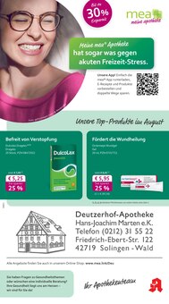 Aktueller mea - meine apotheke Prospekt für Solingen (Klingenstadt) mit  Seiten