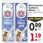 Haltbare Milch 1,5% Fett Angebote von Bärenmarke bei E center Dreieich für 0,99 €