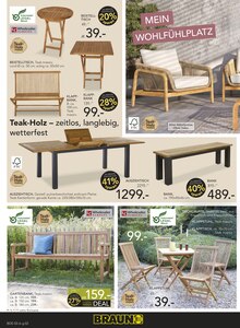 Aktueller BRAUN Möbel-Center Prospekt "GARTENMÖBEL FRÜHLINGS-TRENDS" Aktueller BRAUN Möbel-Center Prospekt