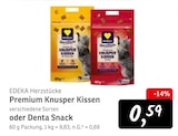 Premium Knusper Kissen Angebote von EDEKA Herzstücke bei Konsum Pirna für 0,59 €