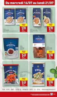 Promotion Crackers dans le prospectus Aldi, valable du 16/07/2025 au 21/07/2025 Promo Crackers dans le catalogue Aldi du moment à la page 31