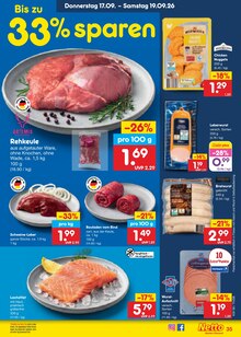 Lachs im Netto Marken-Discount Prospekt "Aktuelle Angebote" mit 67 Seiten (Dresden)