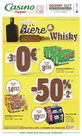 Prospectus Géant Casino en cours, "Salon Bière & Whisky",26 pages