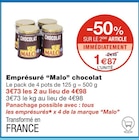 Emprésuré chocolat - Malo dans le catalogue Monoprix