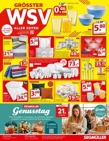 Tafel-Set im Segmüller Prospekt "Super Spartage" mit 6 Seiten (Frankfurt (Main))