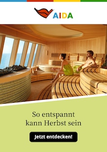 AIDA Prospekt So entspannt kann Herbst sein mit  Seite in Salzgitter und Umgebung