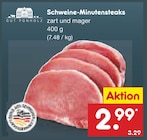 Aktuelles Schweine-Minutensteaks Angebot bei Netto Marken-Discount in Bochum ab 2,99 €