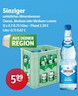 natürliches Mineralwasser Classic Angebote von Sinziger bei Getränke Hoffmann Bergisch Gladbach für 5,99 €