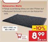 Katzenstreu-Matte für 8,99 € bei Netto Marken-Discount im Angebot Katzenstreu-Matte im aktuellen Netto Marken-Discount Prospekt