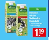 BIOGRENO Frische Weidemilch Kuh & Kalb Angebote bei famila Nordost Gifhorn für 1,19 €