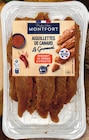 Aiguillettes de canard les extra tendres marinées au piment d'espelette - Maison Montfort en promo chez Netto Aiguillettes de canard les extra tendres marinées au piment d'espelette - Maison Montfort dans le catalogue Netto