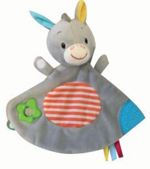 Doudou plat l’âne titus - Oxybul à Aulnay-sous-Bois Doudou plat l’âne titus en promo chez Oxybul Aulnay-sous-Bois à 12,99 €