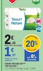 Yaourt Nature Bio - BIO VILLAGE dans le catalogue E.Leclerc