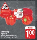 Paprika rot bei EDEKA im Gerolzhofen Prospekt für 1,00 €