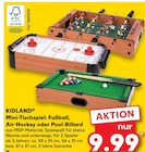 Mini-Tischspiel: Fußball, Air-Hockey oder Pool-Billard Angebote von KIDLAND bei Kaufland Dormagen für 9,99 €