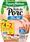 Auchan Supermarché Mutzig - Promo RÔTI DE PORC FLEURY MICHON Promo RÔTI DE PORC FLEURY MICHON à 2,99 € dans le catalogue Auchan Supermarché à Mutzig