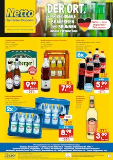 Netto Marken-Discount Prospekt DER ORT, AN DEM DU IMMER AUSGEZEICHNETE PREISE FINDEST. mit 2 Seiten