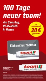 toom Baumarkt Prospekt für Hagen (Stadt der FernUniversität): "Respekt, wer's selber macht.", 16 Seiten, 28.06.2025 - 04.07.2025