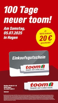 Aktueller toom Baumarkt Hagen Prospekt "Respekt, wer's selber macht." mit 16 Seiten