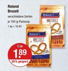 Brezeli im V-Markt Prospekt Brezeli von Roland im aktuellen V-Markt Prospekt für 1,89 €