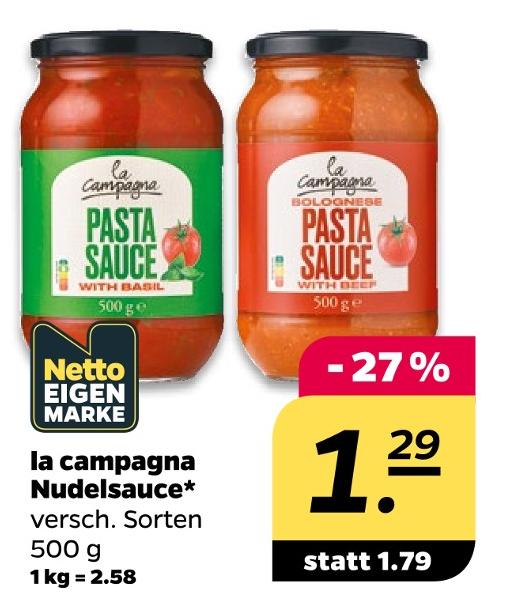 la campagna Nudelsauce