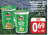 Frische Butter Milch im Angebot bei EDEKA in Schwabach Frische Butter Milch Angebote von Berchtesgadener Land bei EDEKA Schwabach für 0,69 €