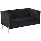 Aktuelles 2-SITZER-SOFA Samt Schwarz Angebot bei XXXLutz Möbelhäuser in Salzgitter ab 215,00 €