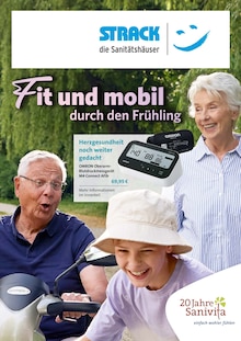 Sanitätshaus Strack GmbH Prospekt Fit und mobil durch den Frühling mit 6 Seiten