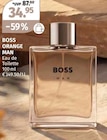 Boss im Müller Prospekt Orange Man Eau de Toilette von BOSS im aktuellen Müller Prospekt für 34,95 €