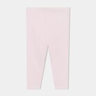 Legging uni en coton rose clair bébé fille dans le catalogue La Halle