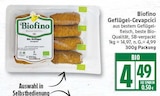 Geflügel-Cevapcici von Biofino für 4,49 € bei EDEKA im Angebot Geflügel-Cevapcici von Biofino im aktuellen EDEKA Prospekt