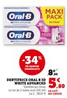 Dentifrice 3D White Advanced - Oral-B dans le catalogue Super U