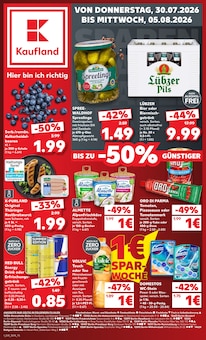 Kaufland Prospekt der Woche "Hier bin ich richtig" Seite 1, 30.07.2026 bis 05.08.2026 für Berlin Aktueller Kaufland Prospekt "Hier bin ich richtig" Seite 1 von 66 Seiten für Berlin
